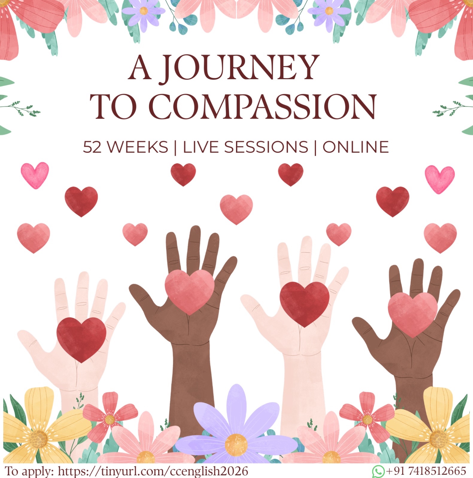 Hindi Compassion Course Poster
